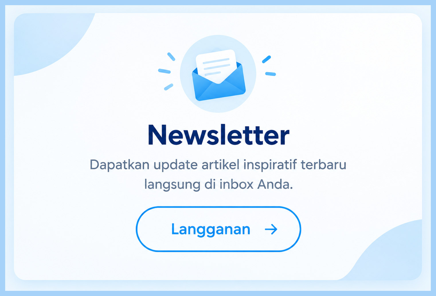 Berlangganan Newsletter Media Positif