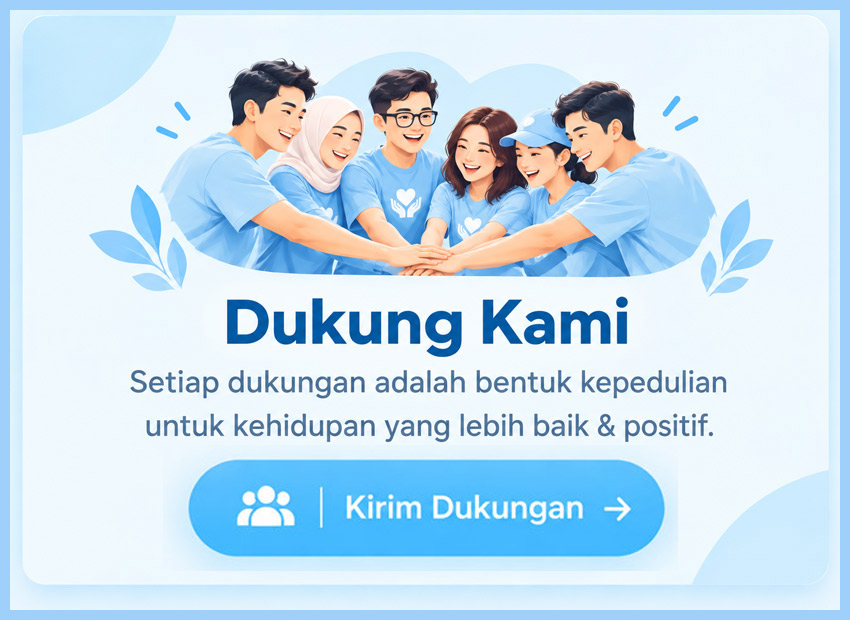 Dukung Kami - Kirim Dukungan untuk Media Positif